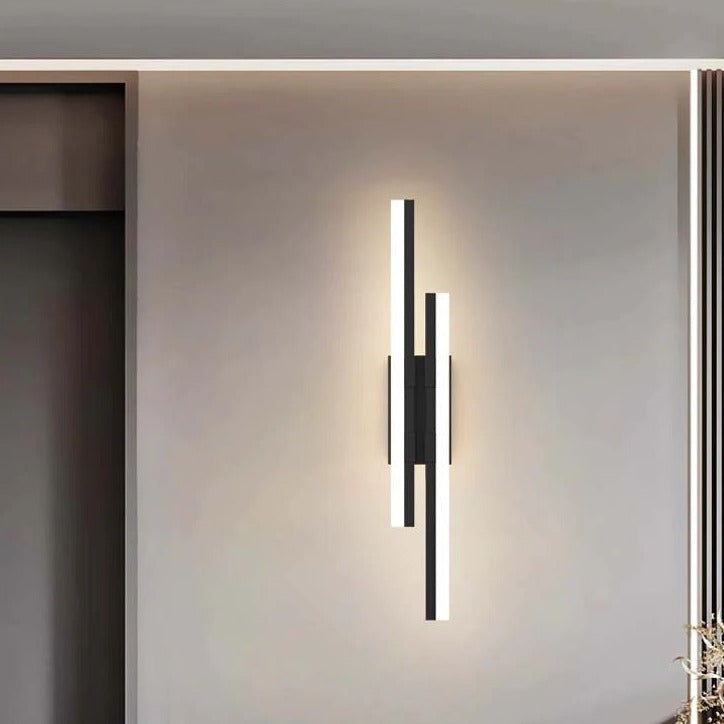 Mira – Modern LED Wall Light Black for Stylish Indoor Lighting