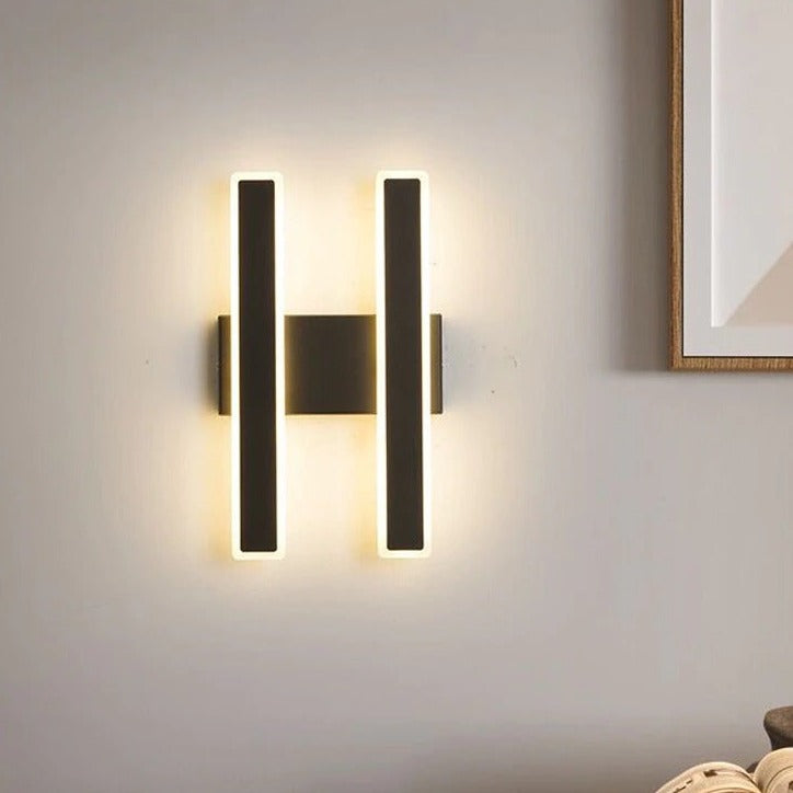 Mira – Modern LED Wall Light Black for Stylish Indoor Lighting