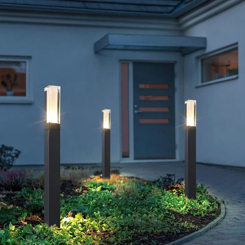 GardenStream – Wasserdichte Rasenlampe für Stilvolle Außenbeleuchtung