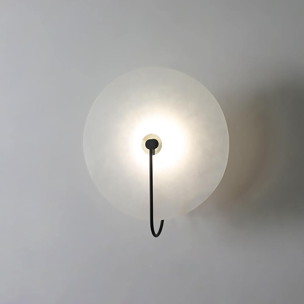 Alina – LED Wandleuchte Innen Alabaster für Elegante Beleuchtung in Flur, Schlafzimmer und Wohnzimmer