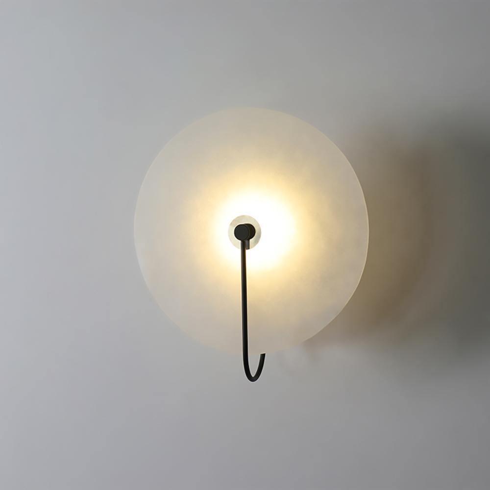 Alina – LED Wandleuchte Innen Alabaster für Elegante Beleuchtung in Flur, Schlafzimmer und Wohnzimmer