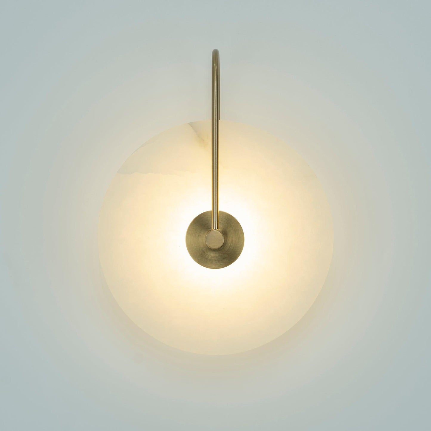 Alina – LED Wandleuchte Innen Alabaster für Elegante Beleuchtung in Flur, Schlafzimmer und Wohnzimmer