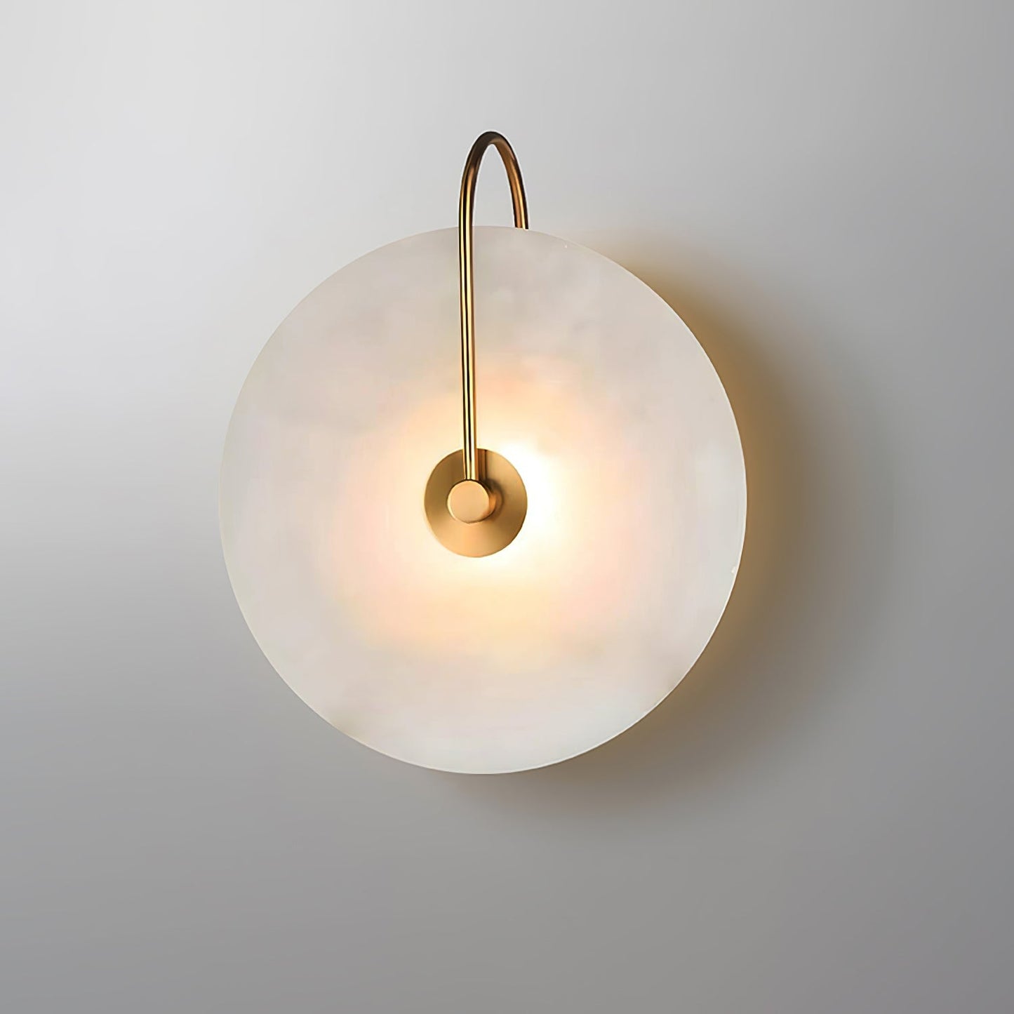 Alina – LED Wandleuchte Innen Alabaster für Elegante Beleuchtung in Flur, Schlafzimmer und Wohnzimmer