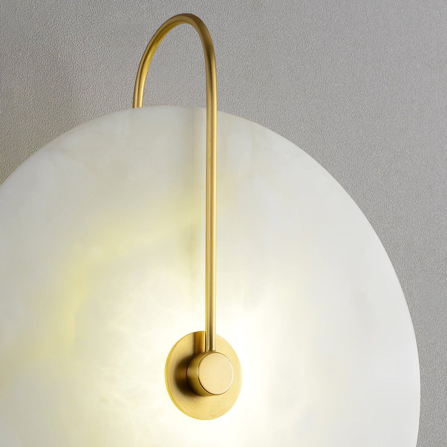 Alina – LED Wandleuchte Innen Alabaster für Elegante Beleuchtung in Flur, Schlafzimmer und Wohnzimmer