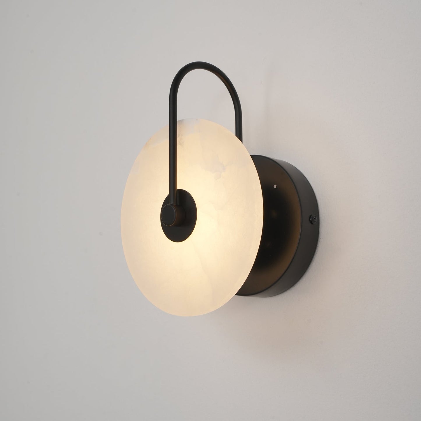 Alina – LED Wandleuchte Innen Alabaster für Elegante Beleuchtung in Flur, Schlafzimmer und Wohnzimmer