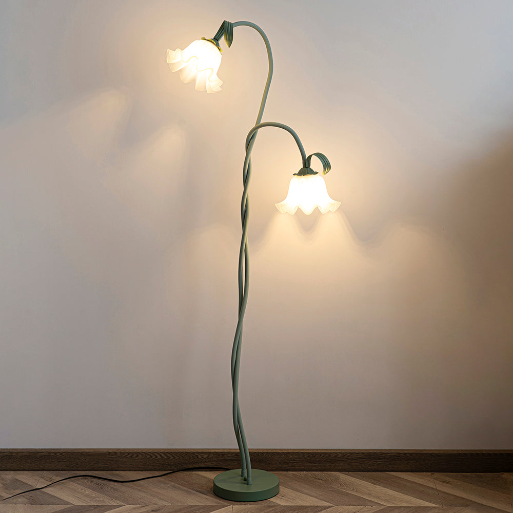 CallaLight – Stehlampe mit Blumenmotiv für stilvolle Akzente