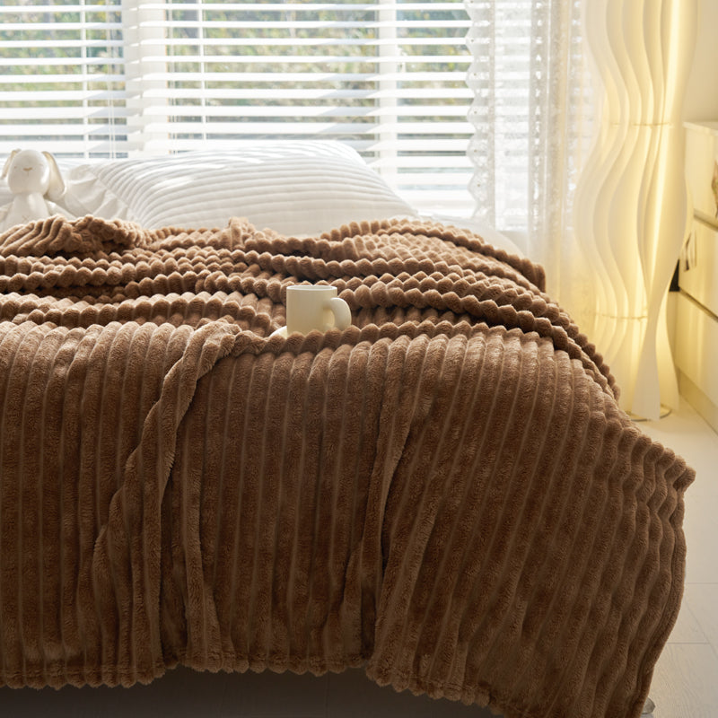 CuddleWave – Dicke Korallenfleece-Decke für ultimativen Komfort