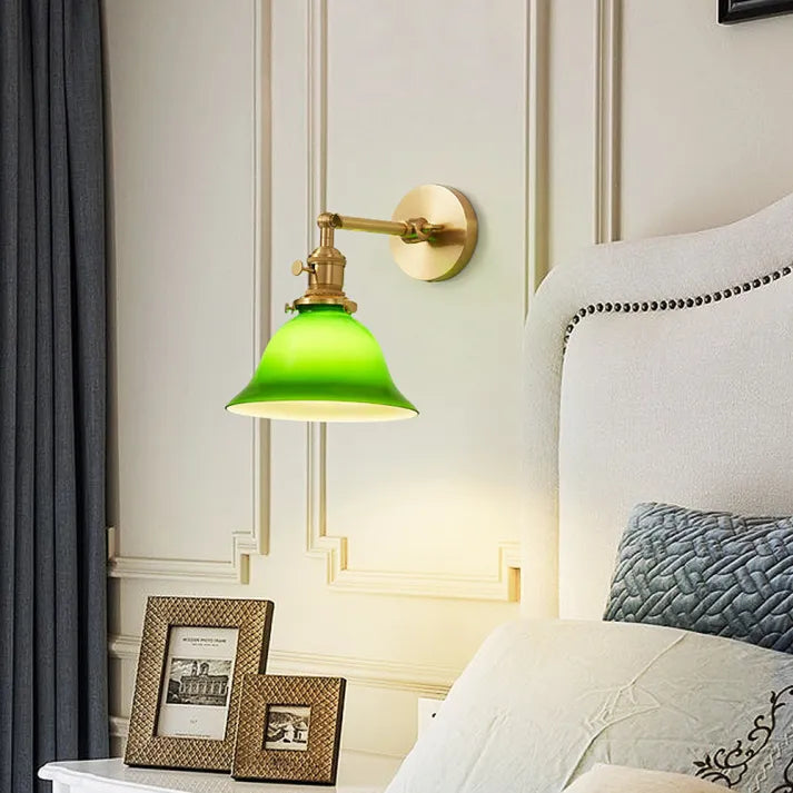 RetroVerde – Wandleuchte mit drehbarem Arm für vielseitige Beleuchtung