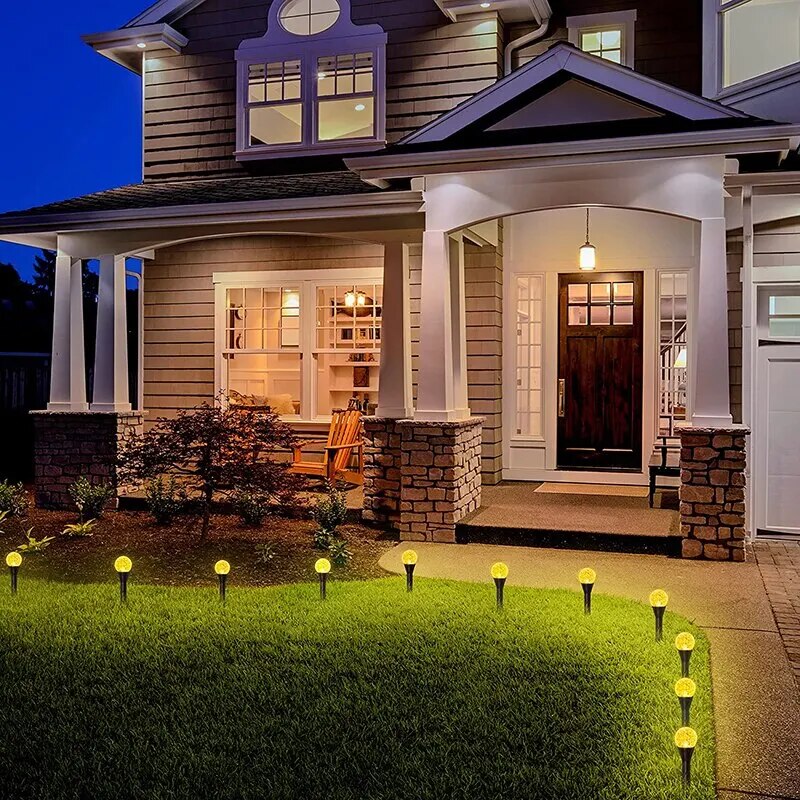 StarlitSentinel – Outdoor Lighting Street Lamp With Fairy Lights For Romantic Evenings