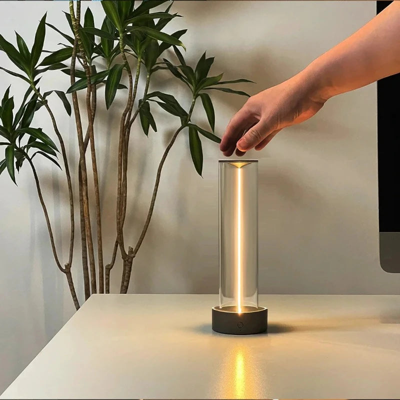 PureBeam - Dimmable Touch Table Lamp made of Aluminum