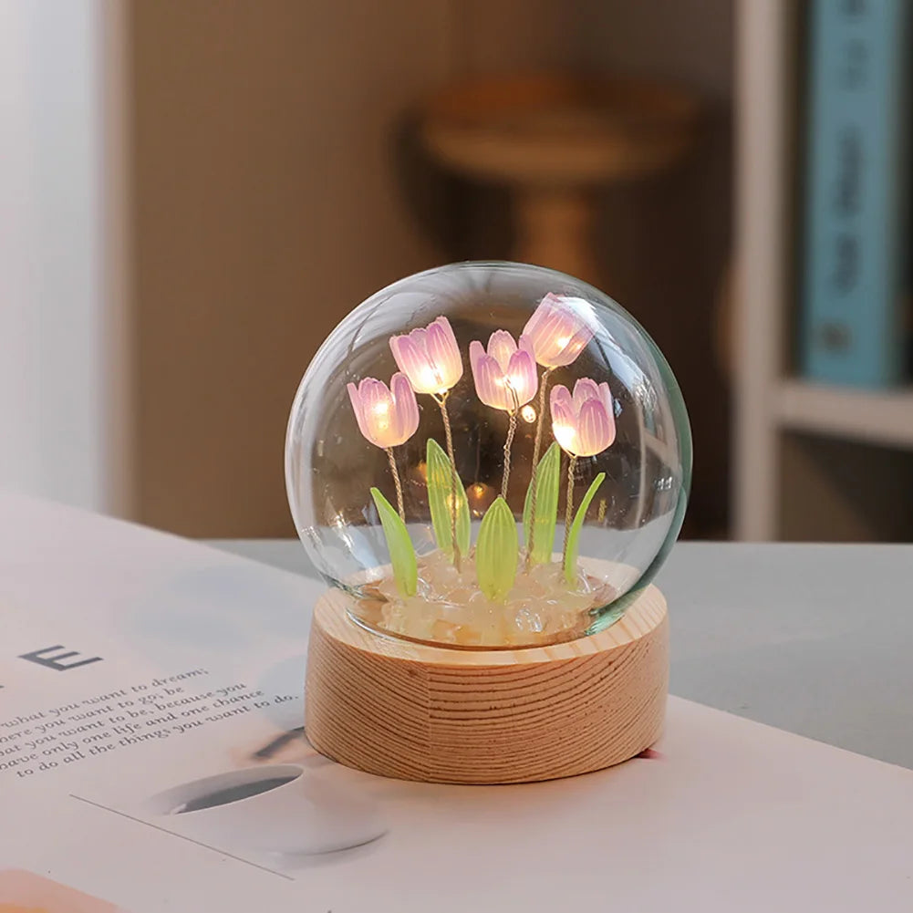 TulipaLight - Elegante Tulpen Tischlampe mit Heller Beleuchtung