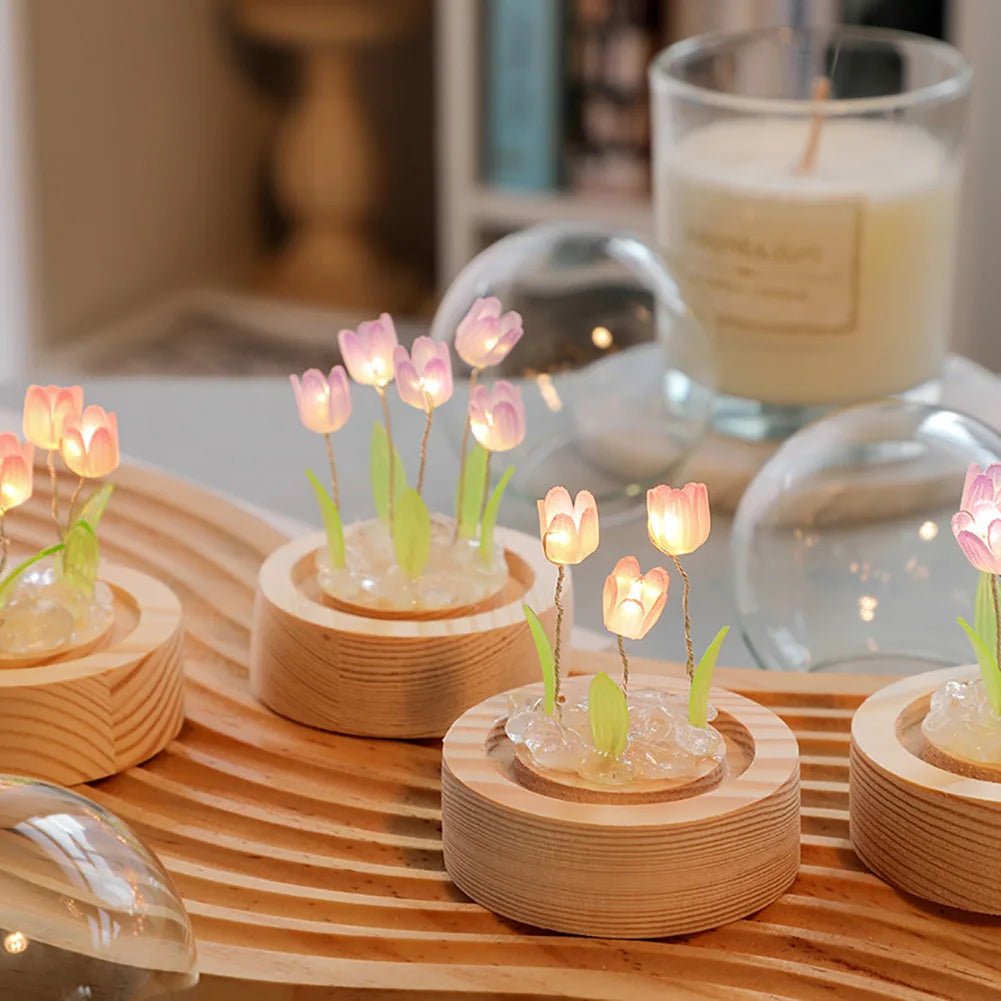 TulipaLight - Elegante Tulpen Tischlampe mit Heller Beleuchtung