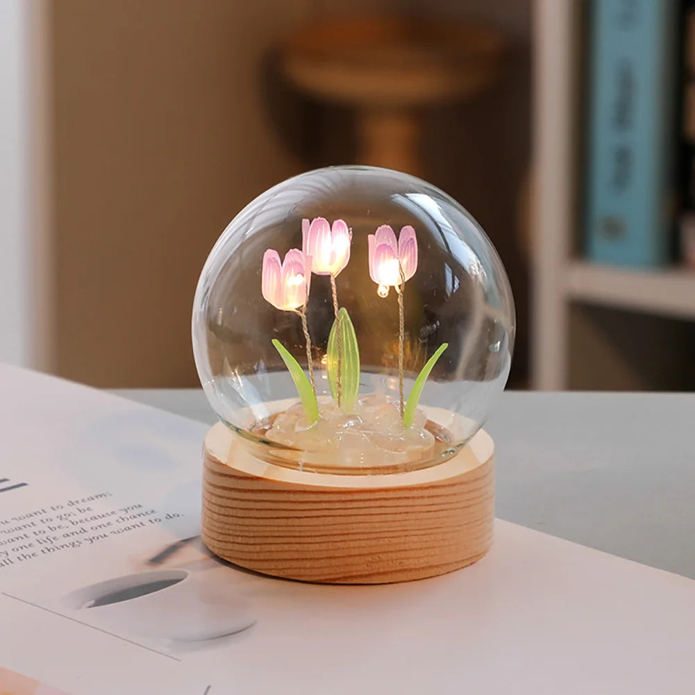 TulipaLight - Elegante Tulpen Tischlampe mit Heller Beleuchtung