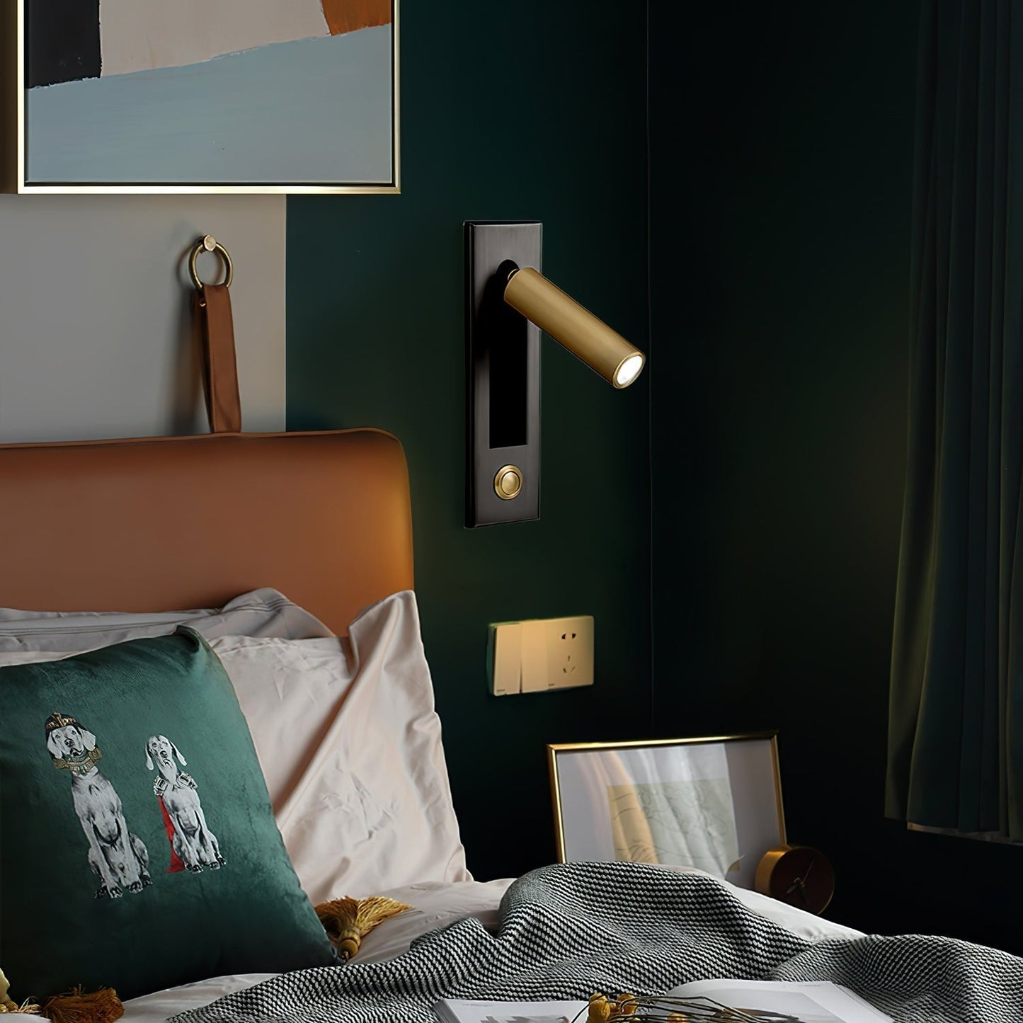 Somnia – Eingebaute Wandlampe für modernes Ambiente im Schlafzimmer