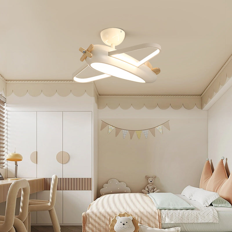 AeroGlow Airplane Ceiling Light – Creative Design for Children's Rooms and Playrooms