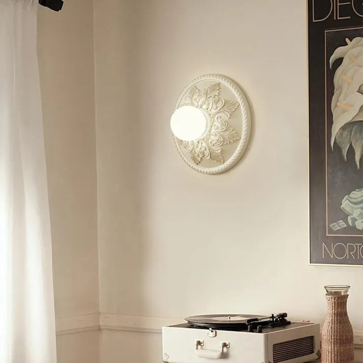 Milky Coffee – LED Wall Light Indoor Made of Synthetic Resin for Modern Ambiance