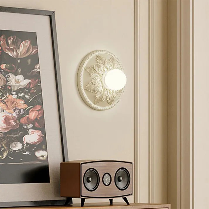 Milky Coffee – LED Wall Light Indoor Made of Synthetic Resin for Modern Ambiance