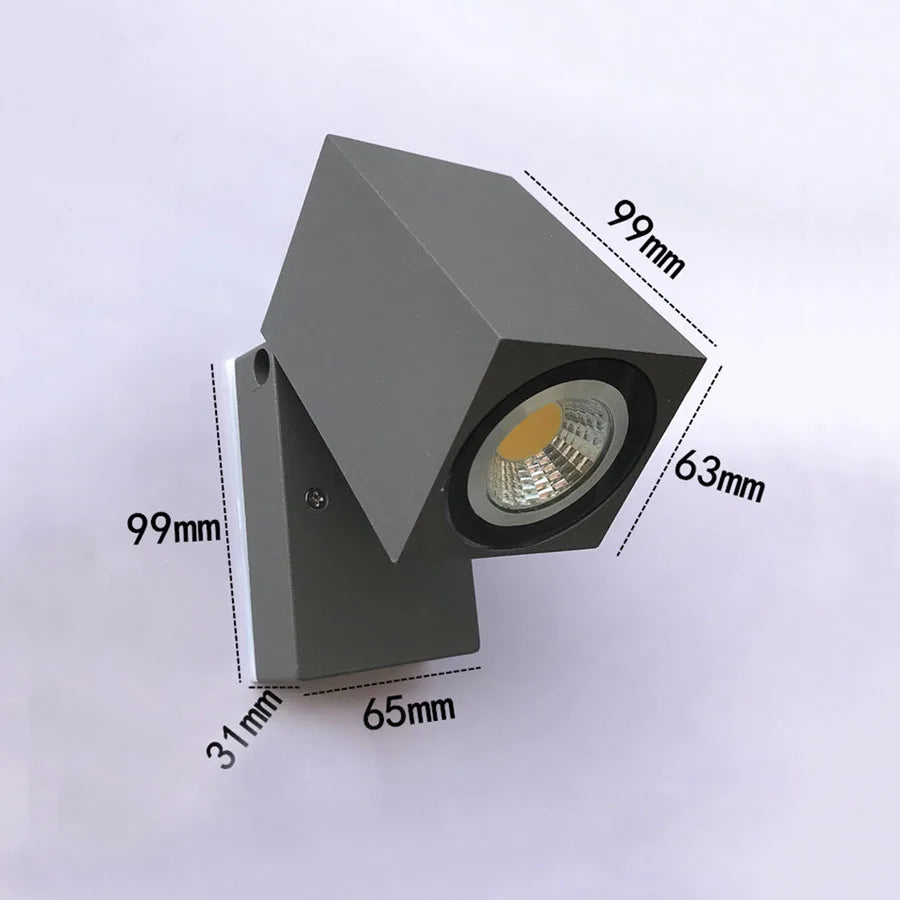 ElementGlow – Wasserdichte Außenbeleuchtung Wand für Einladendes Gartenambiente