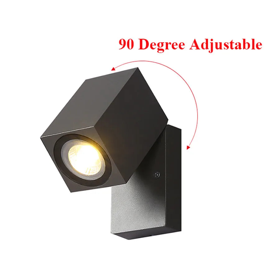 ElementGlow – Wasserdichte Außenbeleuchtung Wand für Einladendes Gartenambiente