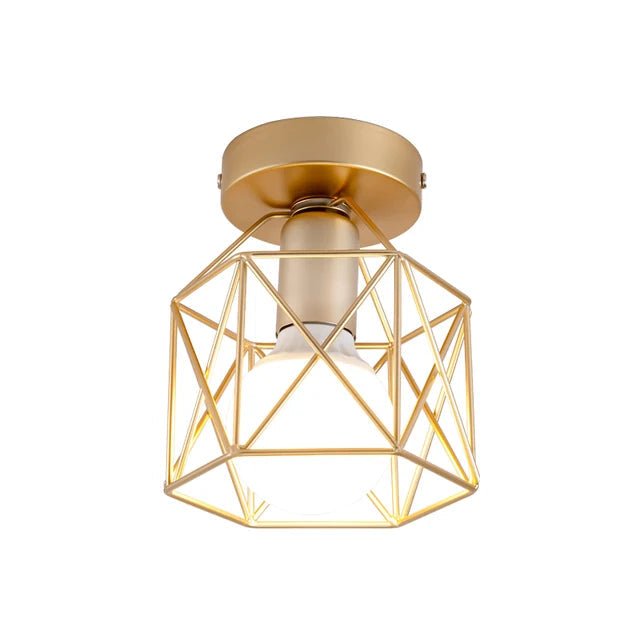 Gilda – Deckenlampe Mit Goldenem Schirm Für Elegante Beleuchtung