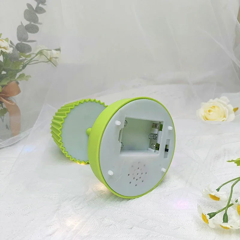 GloBri – Colorful table lamp with integrated music box for cozy atmospheres