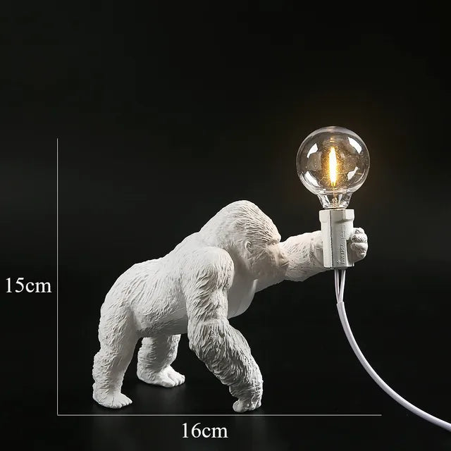 Gorilla Glow – Table lamp with gorilla design for a cozy atmosphere