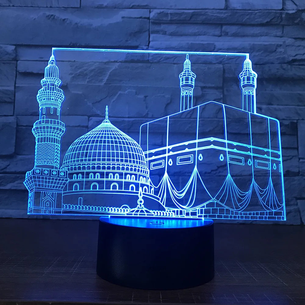Iris – table lamp mosque artwork for spiritual atmosphere