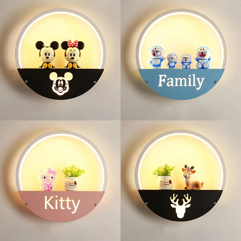 Kiddy – Wandleuchte Kinderzimmer Gemütliche LED Beleuchtung