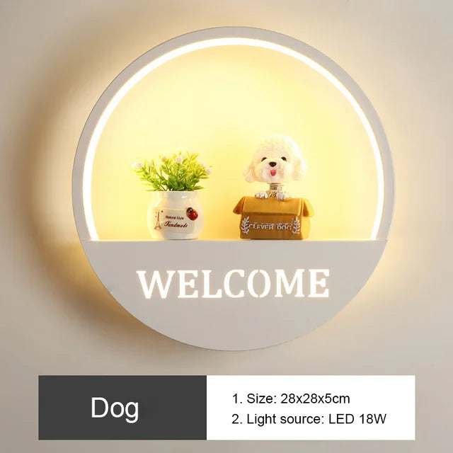 Kiddy – Wandleuchte Kinderzimmer Gemütliche LED Beleuchtung