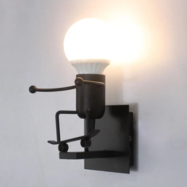 RoboGlow - Kreative Roboter-Wandleuchte für Kinderzimmer