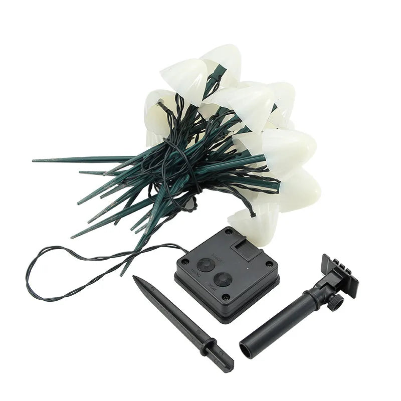 EnchantedCaps – Solar-Pilz-Lichterkette für magische Gartenatmosphäre