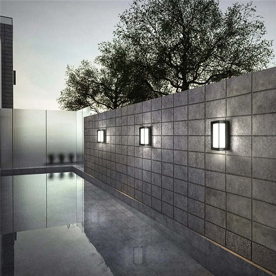 HorizonHalo – Outdoor wall light for modern accents