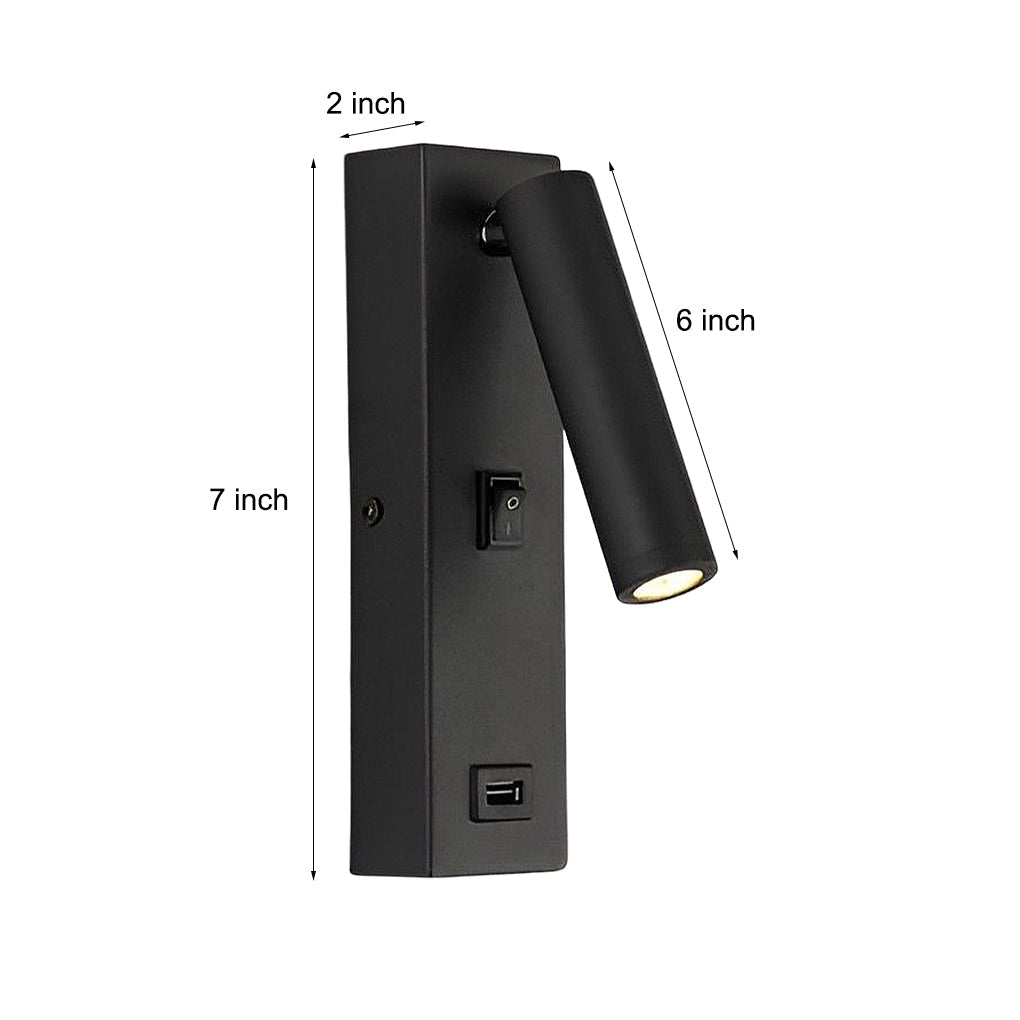 ArtiLicht – Wandleuchte mit USB-Ladeanschluss und verstellbarem Licht
