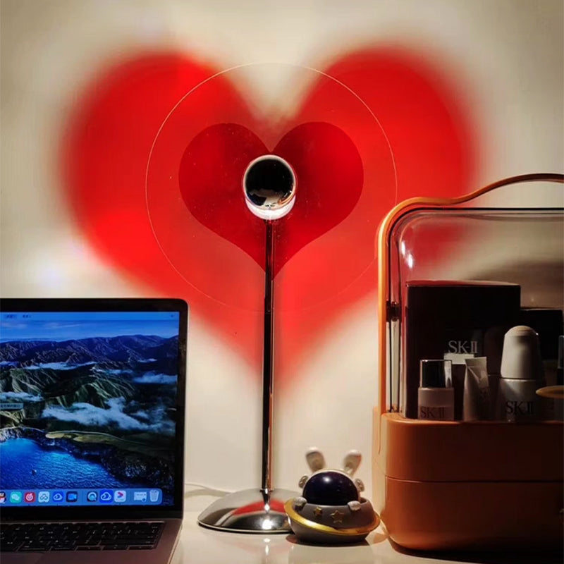 Lumi – LED table lamp heart design for romantic lighting at home
