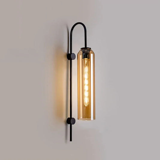 LuxeGlass – Indoor Wall Light with Modern Design and Dimming Function for Stylish Lighting