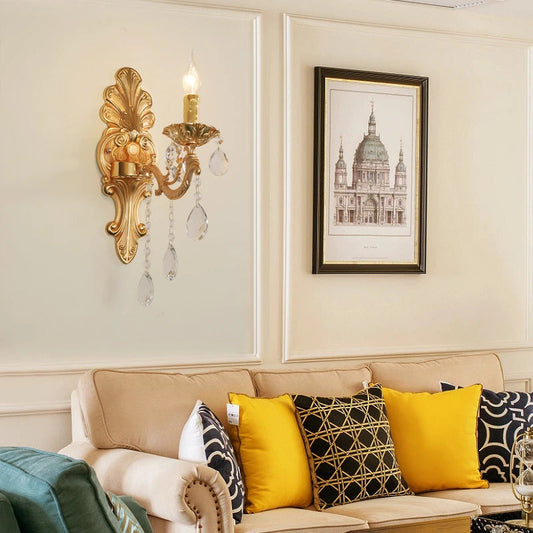 LuxeLoft – Wall Light Indoor Elegance With Sparkling Crystals For Your Home