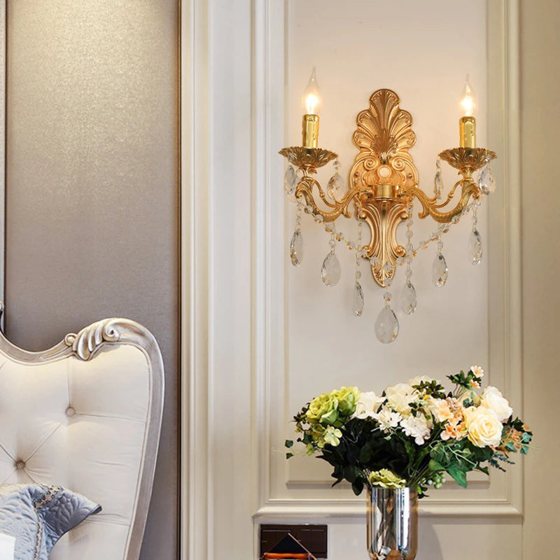 LuxeLoft – Wall Light Indoor Elegance With Sparkling Crystals For Your Home