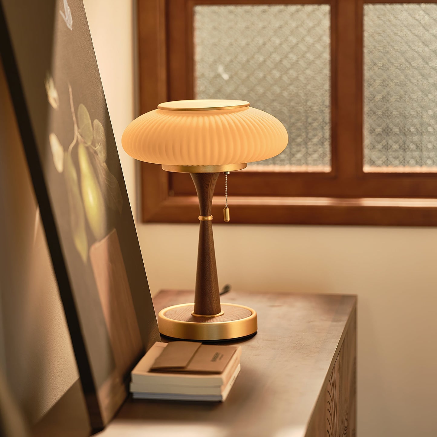 MushroomGlow – Table lamp with natural design for stylish lighting