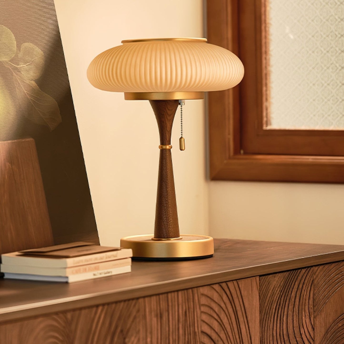 MushroomGlow – Table lamp with natural design for stylish lighting