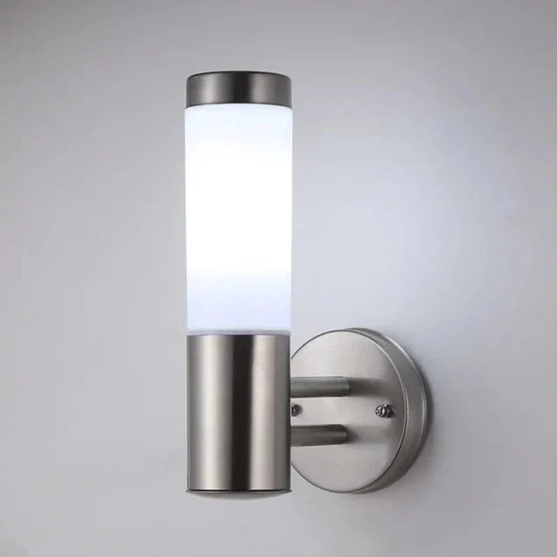 StainlessGlow Stainless Steel Wall Lights – Stylish Outdoor Lighting for Elegance
