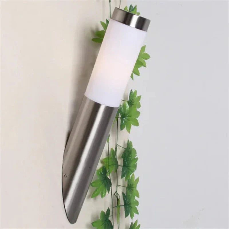 StainlessGlow Stainless Steel Wall Lights – Stylish Outdoor Lighting for Elegance