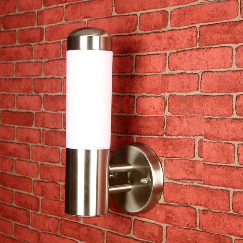 StainlessGlow Stainless Steel Wall Lights – Stylish Outdoor Lighting for Elegance