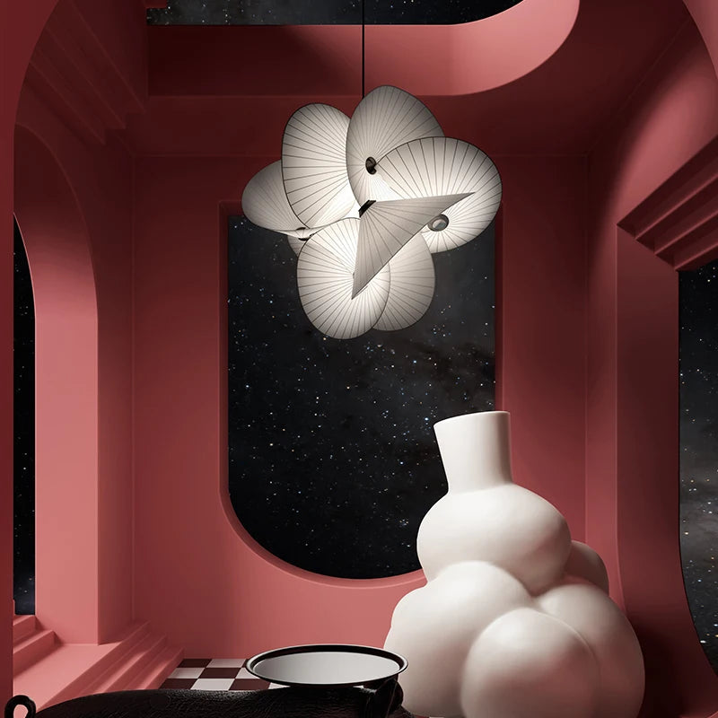 Modari - Moderne Deckenpendelleuchte aus Stoff und Metall – Minimalistisches Design für elegante Räume