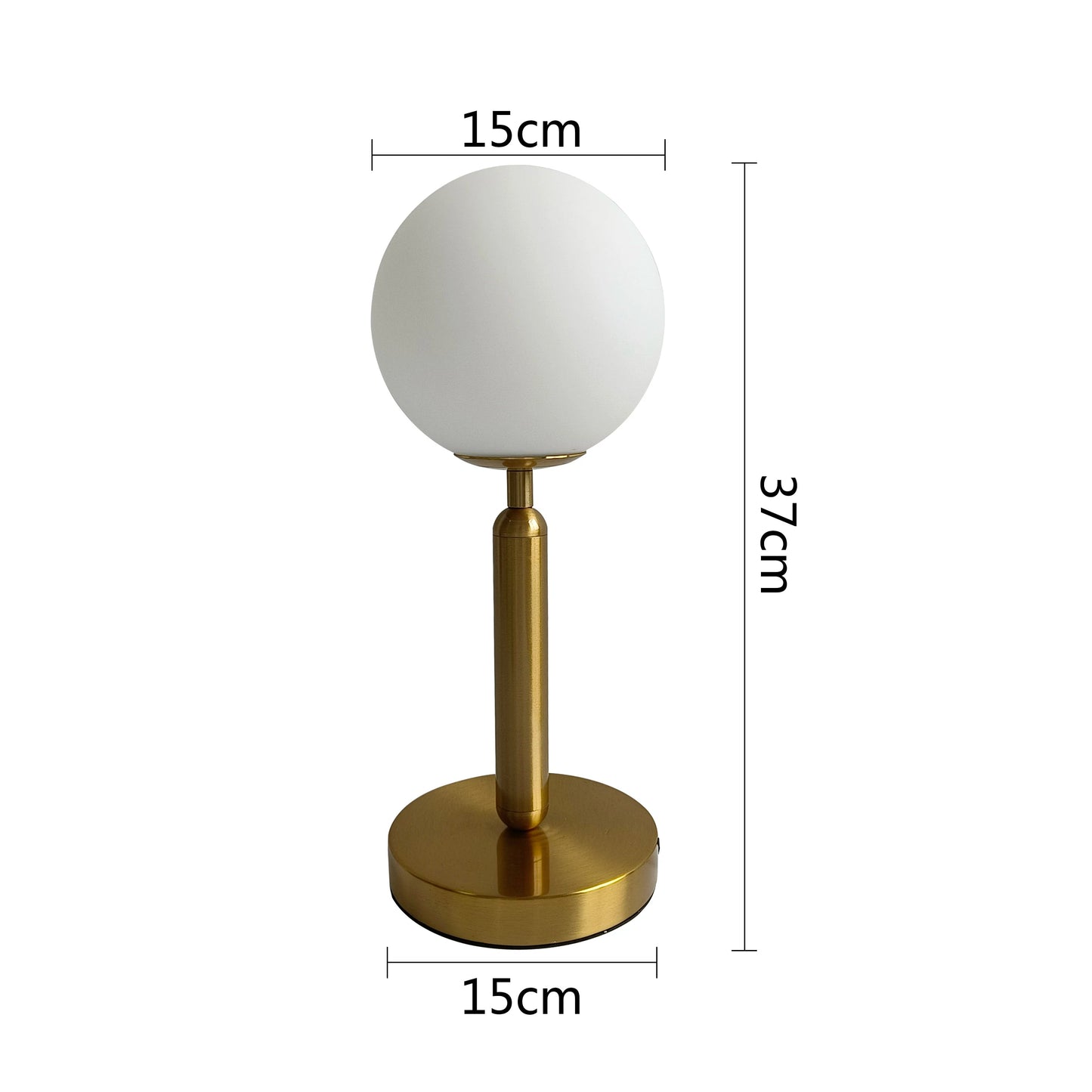 LumiGlobe - Modern table lamp with glass globe