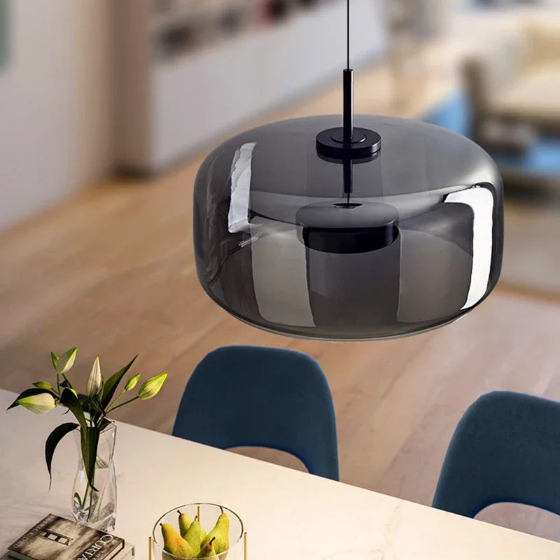 Ovalo - Moderner Dimmbarer LED Kronleuchter aus Glas mit Kuppeldesign