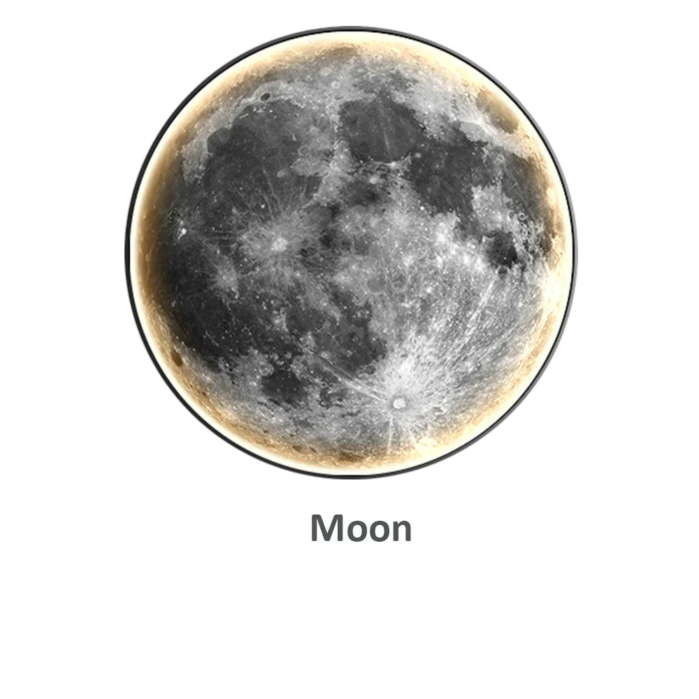 LunaLux – LED Wall Lamp for Relaxing Lighting in the Children's Room and Indoor Areas