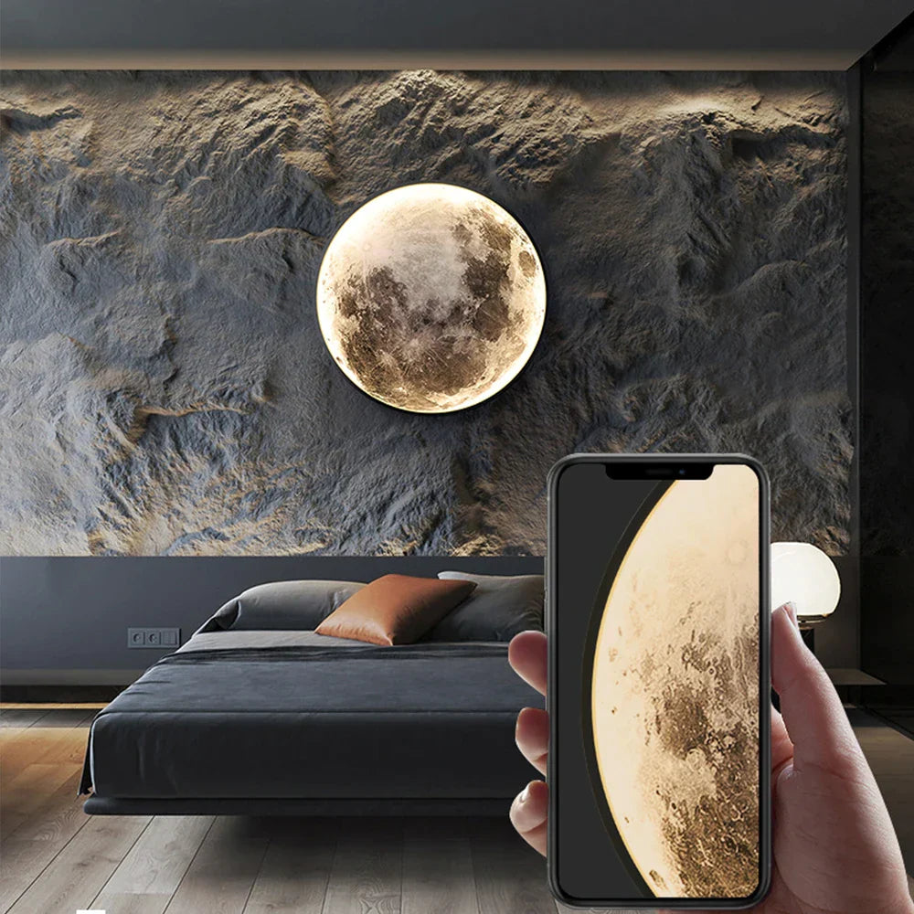LunaLux – LED Wall Lamp for Relaxing Lighting in the Children's Room and Indoor Areas
