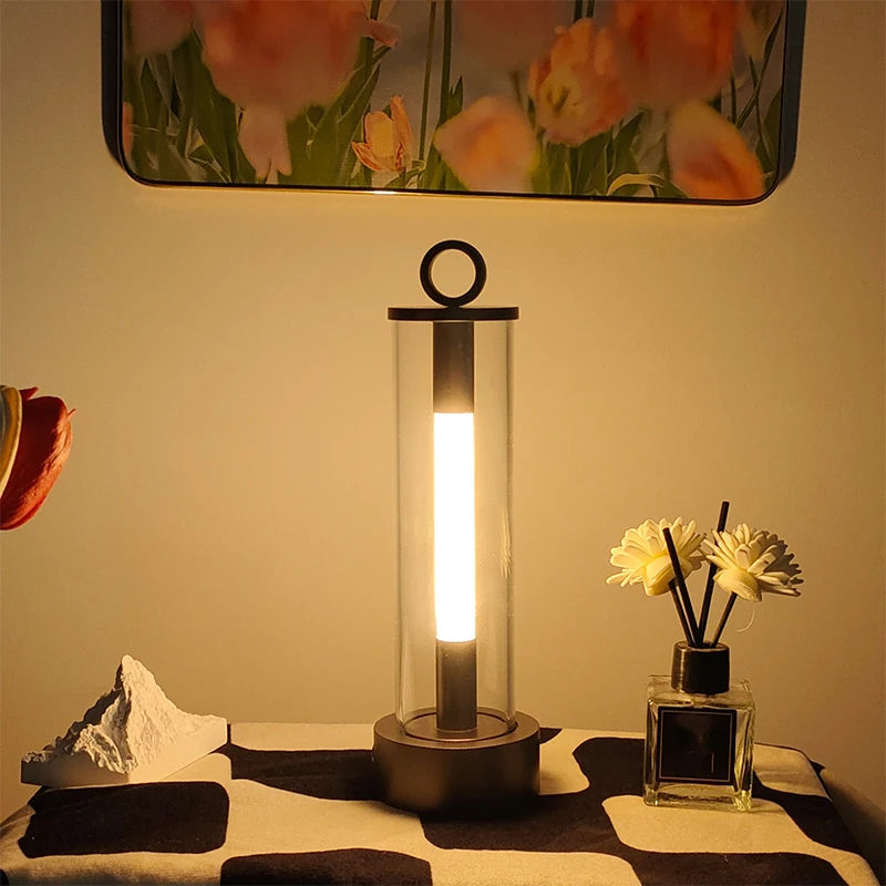 Olivio – Rechargeable table lamp for stylish outdoor lighting