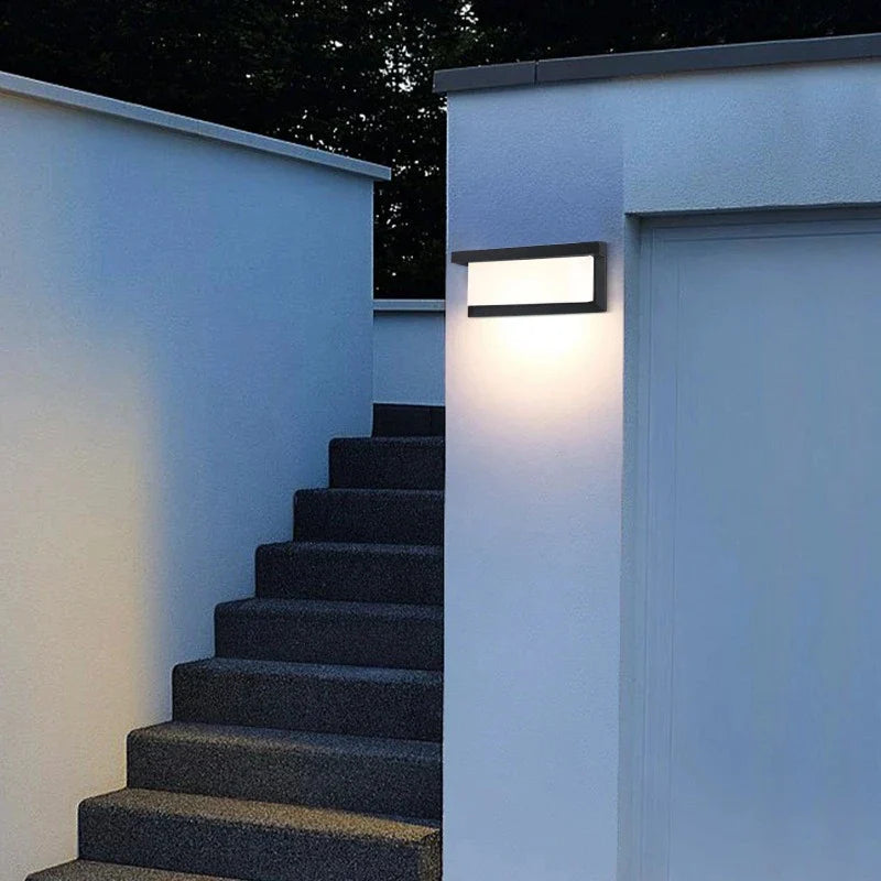 HorizonShine – LED Wall Light Outdoor Modern Design for Garden and Terrace