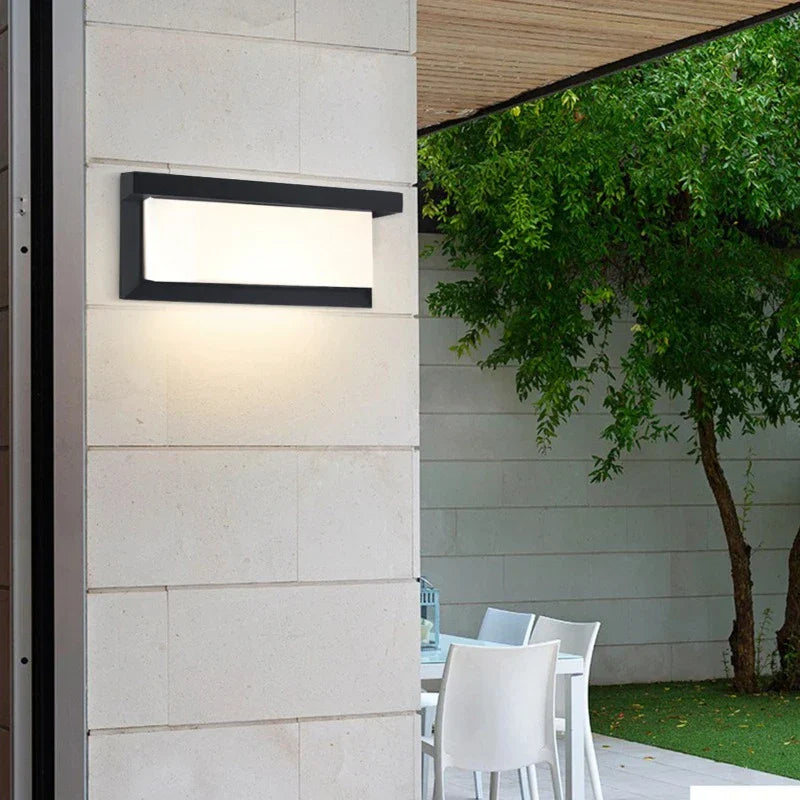 HorizonShine – LED Wall Light Outdoor Modern Design for Garden and Terrace
